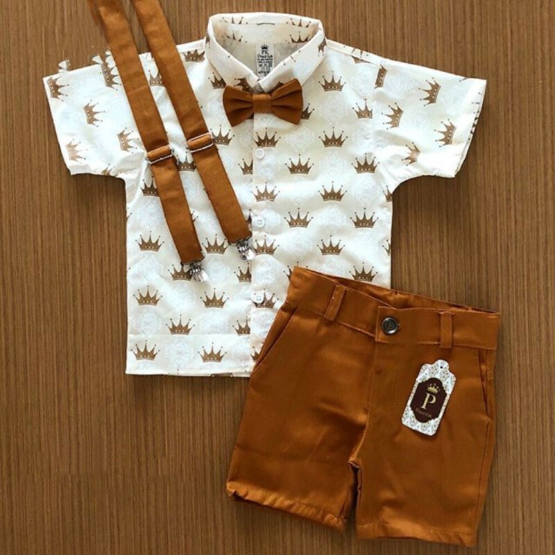 Boy T-shirt Shorts Kids Sets