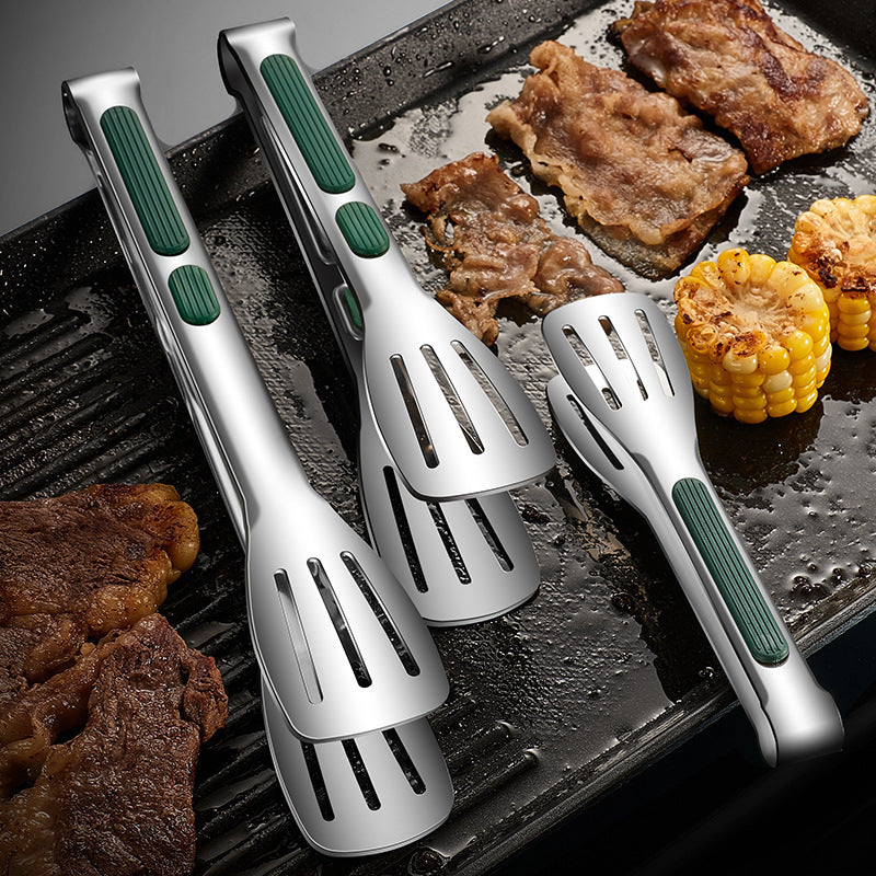 Kitchen Stainless Steel Grill Tongs