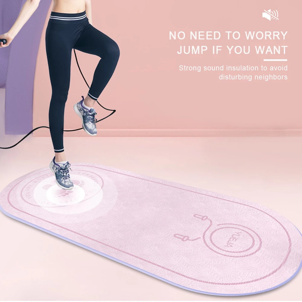 Elasticity Rope Mat Yoga Mat Body Line Non-slip High Density Board