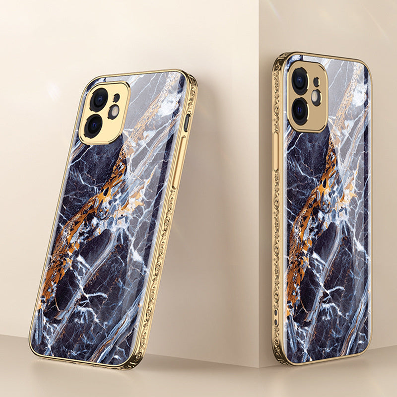 Mobile Phone Shell Embossed Electroplating Phone Case