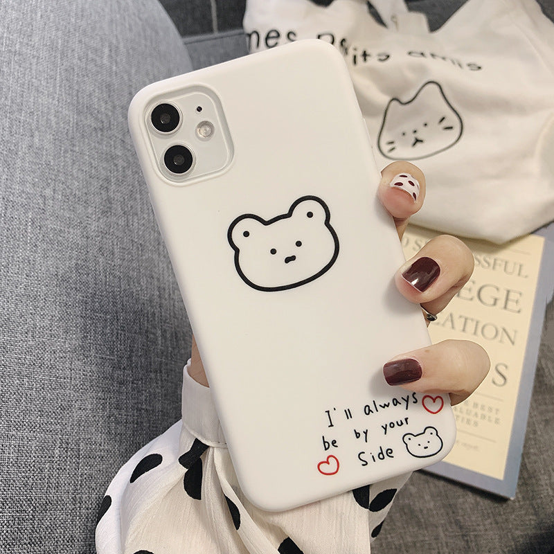 Ins bear 6s mobile phone case pro max all-inclusive soft case