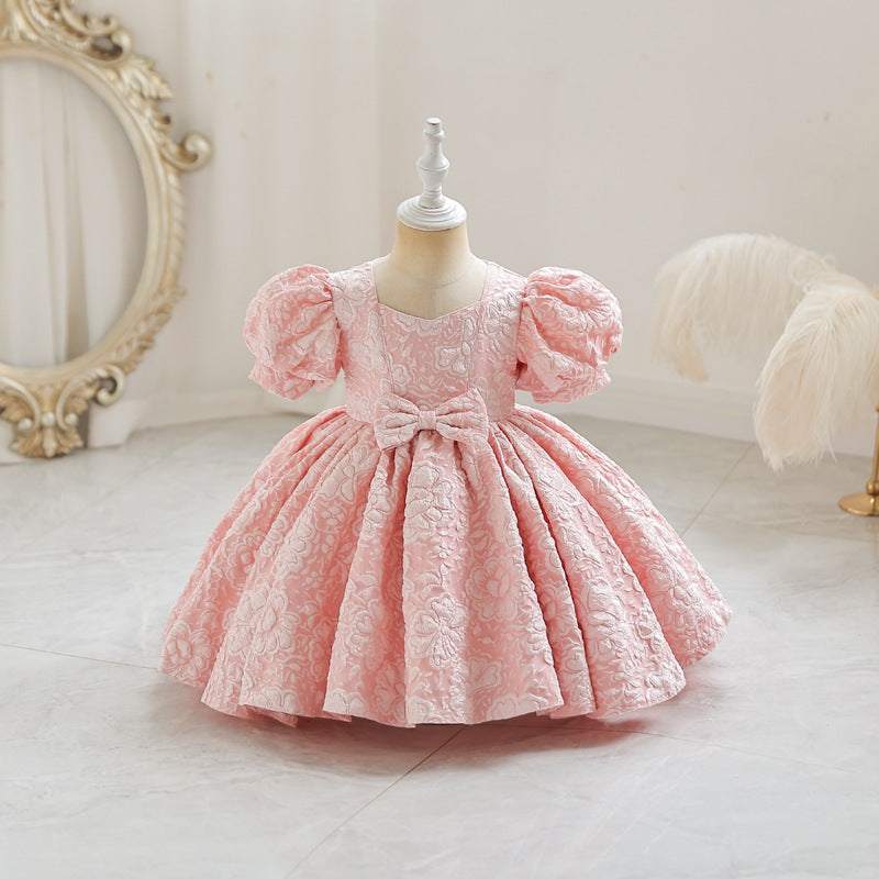 Girls' Birthday One-year-old Dresses And Fluffy Skirts