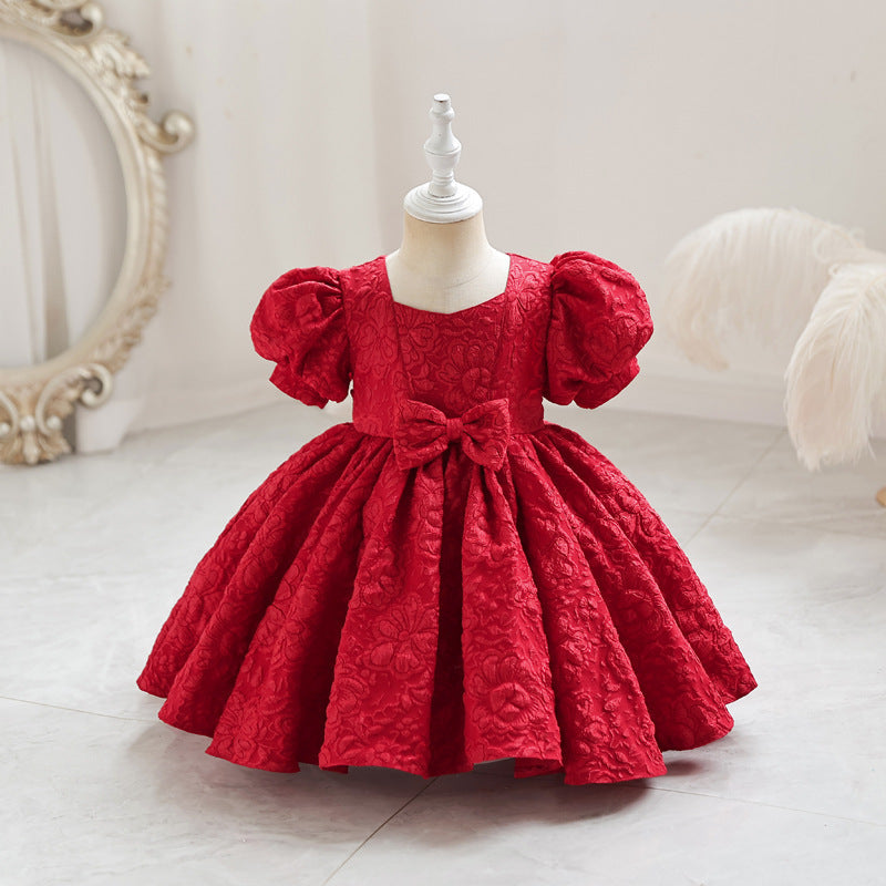 Girls' Birthday One-year-old Dresses And Fluffy Skirts