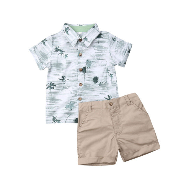 Boy T-shirt Shorts Kids Sets