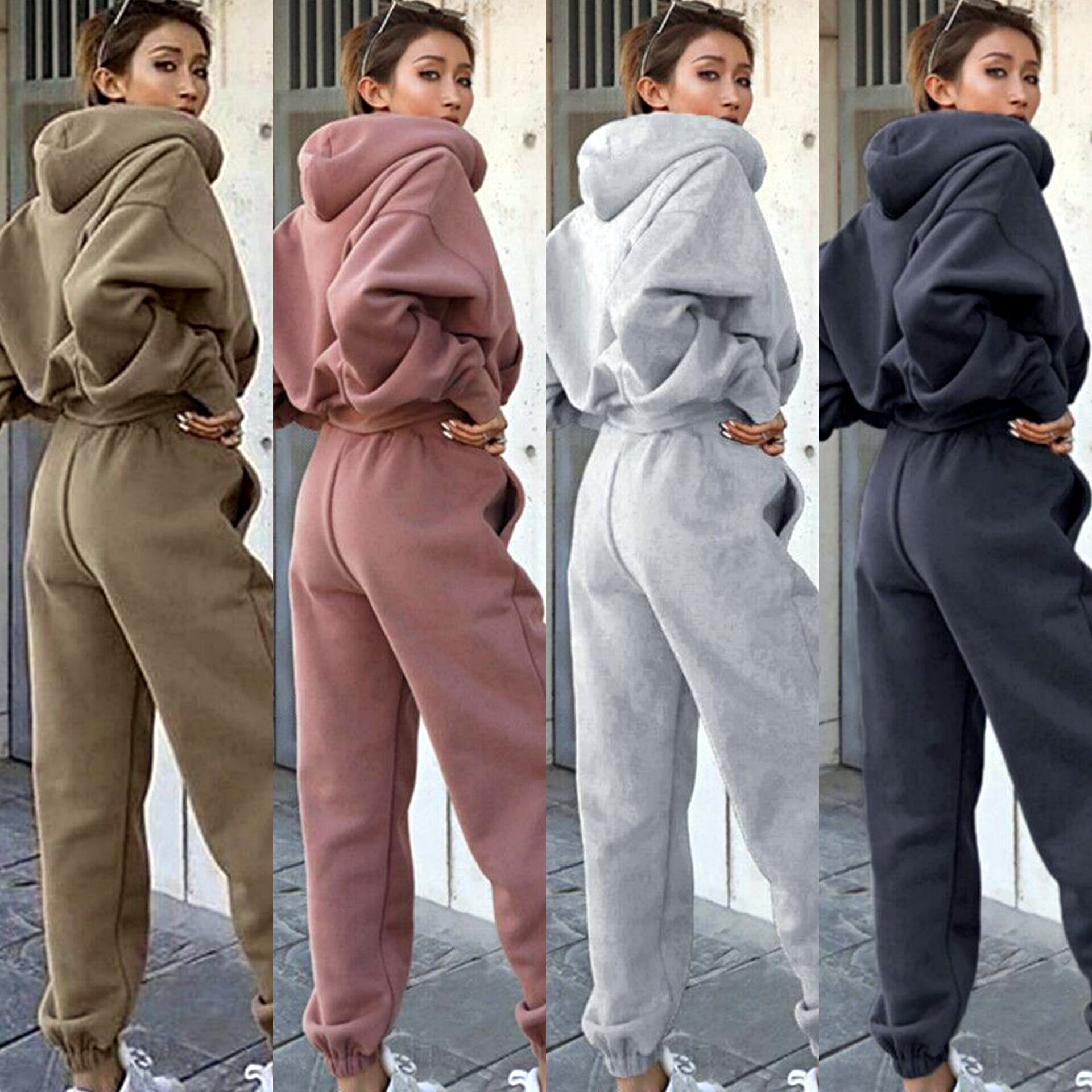 Casual Hoodie Coat Sports Suit