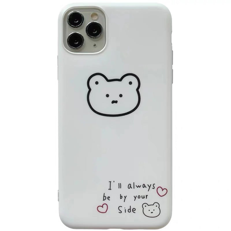 Ins bear 6s mobile phone case pro max all-inclusive soft case