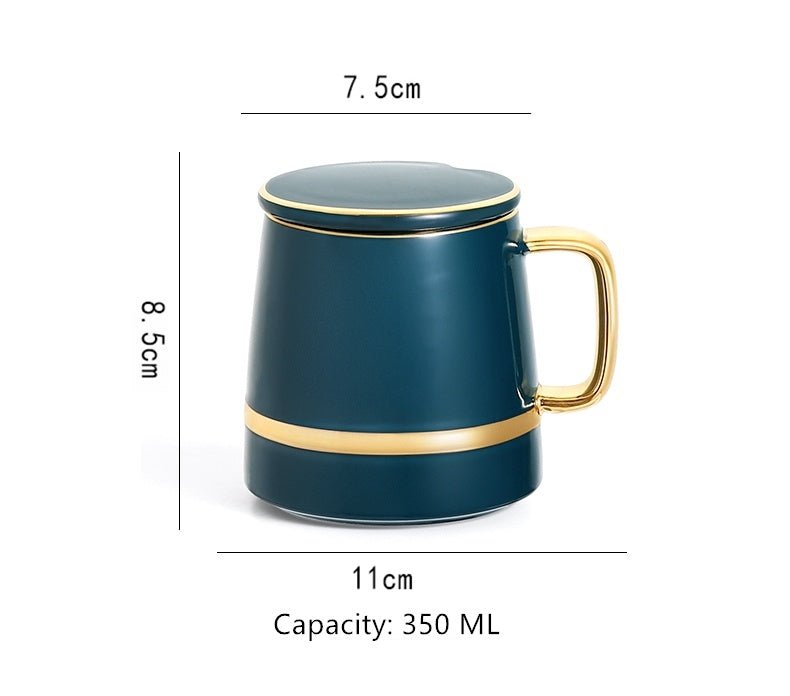 Nordic Luxury Ceramic Coffee Cup set