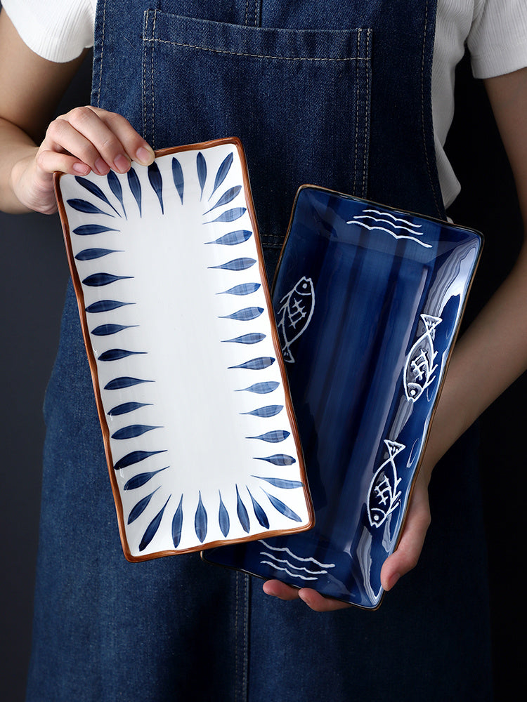 Original Japanese-style Dinner Plate, Household Ceramic Plate