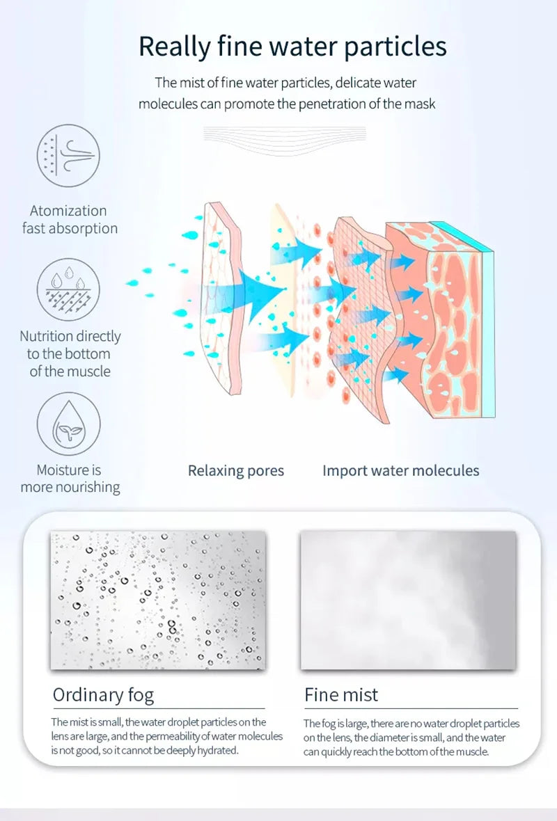 Ozone Facial Steamer for Face Deep Cleaning