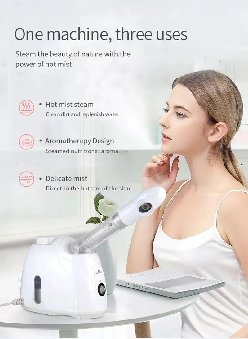 Ozone Facial Steamer for Face Deep Cleaning