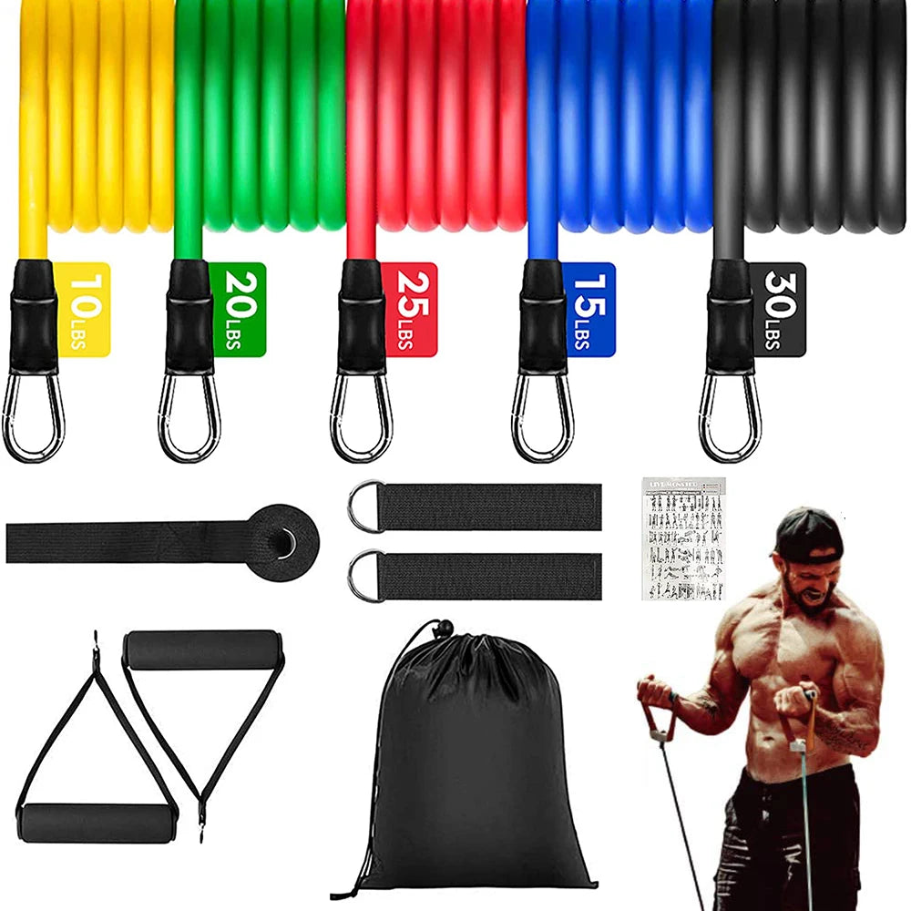 11pc Resistance Bands Set