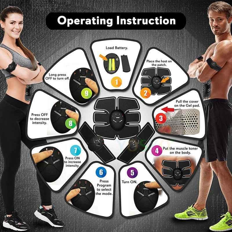 Wireless Muscle Stimulator, Body Slimming Massager