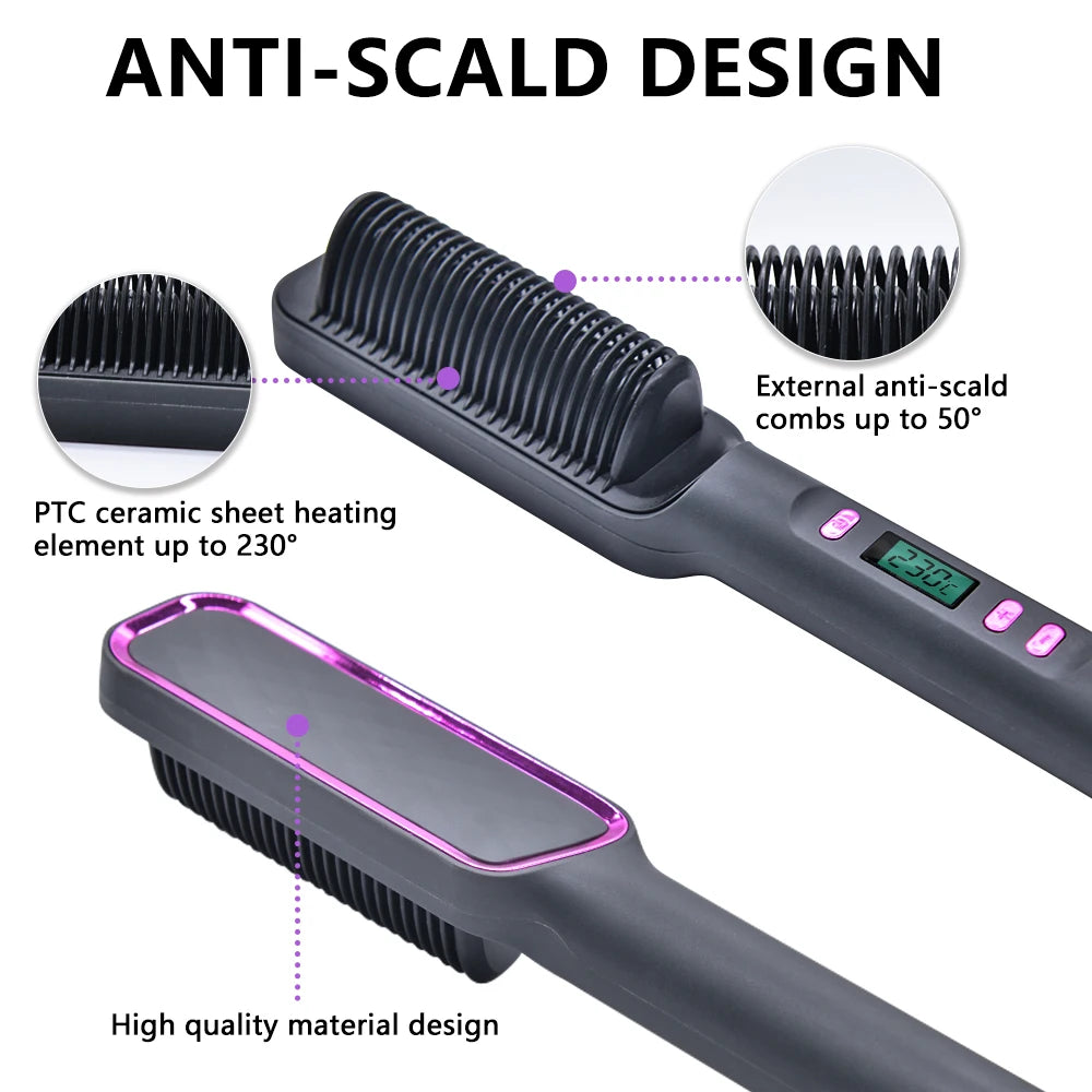 Multifunctional Straight Hair Straightener Comb