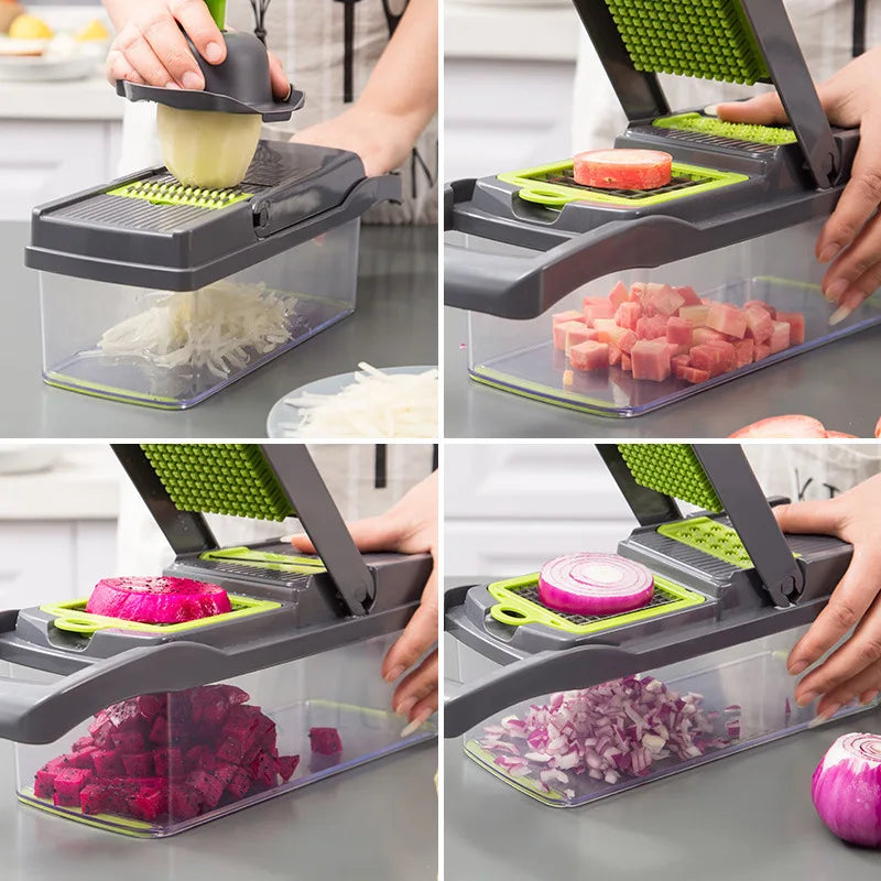 Multifunctional Vegetable Chopper Slicer