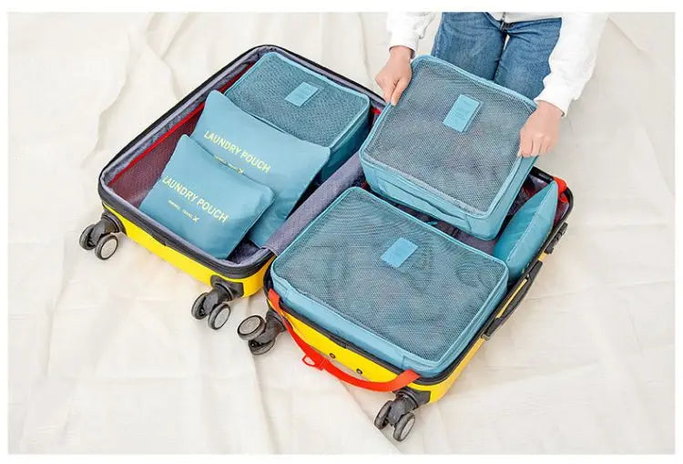 6 Pcs/Set Travel Storage Bag