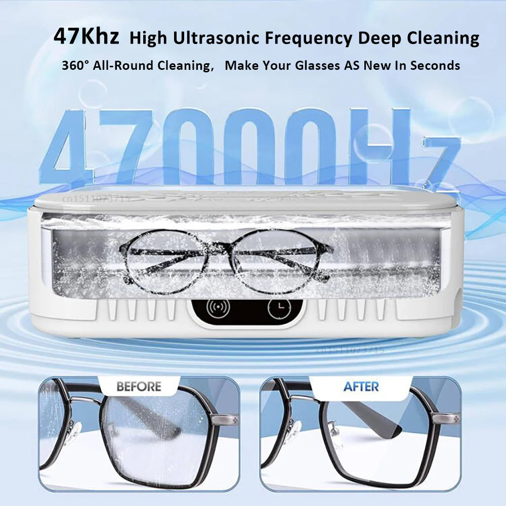 Ultrasonic Glasses, Jewelry Cleaning