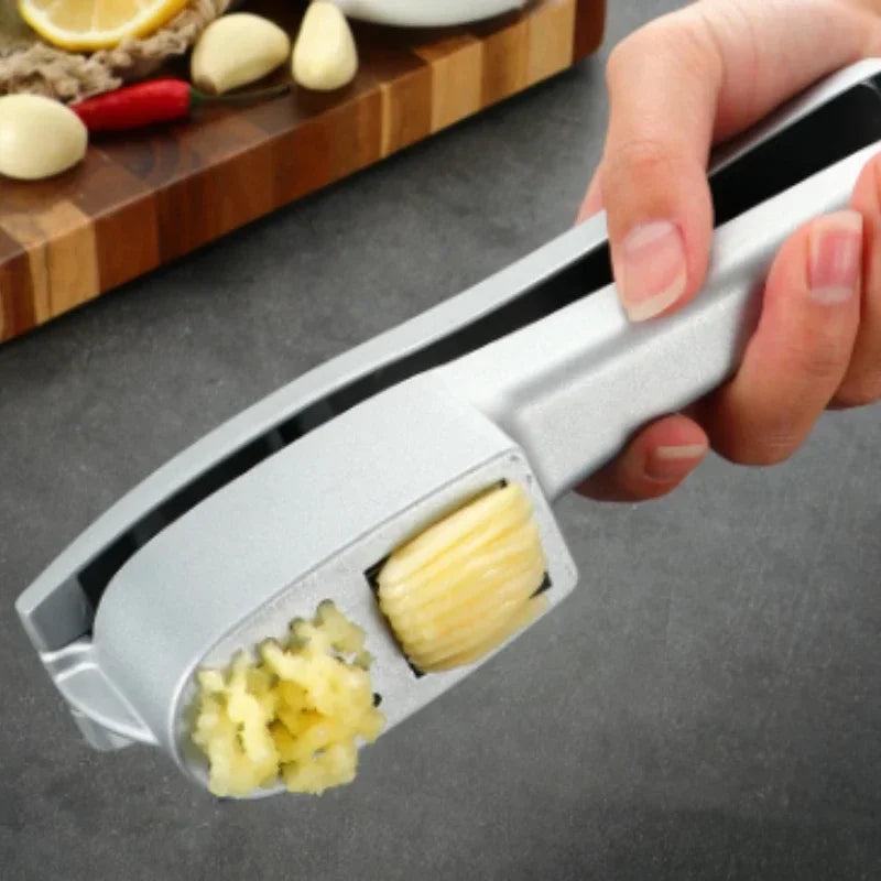 Multifunctional Garlic Press Slicer