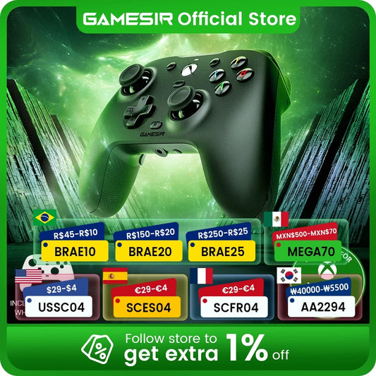 GameSir G7 Xbox Gaming Controller Wired Gamepad for Xbox Series X, Xbox Series S, Xbox One, ALPS Joystick PC, Replaceable panels