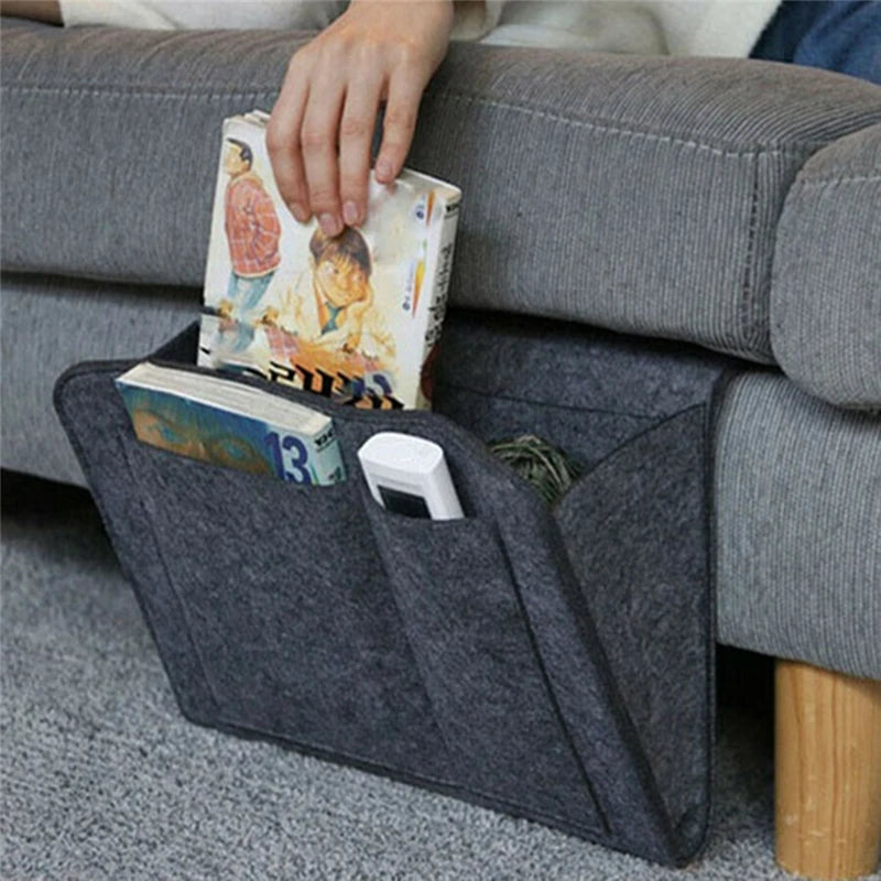 Felt Bedside Storage Organizer Bed Holder Pockets