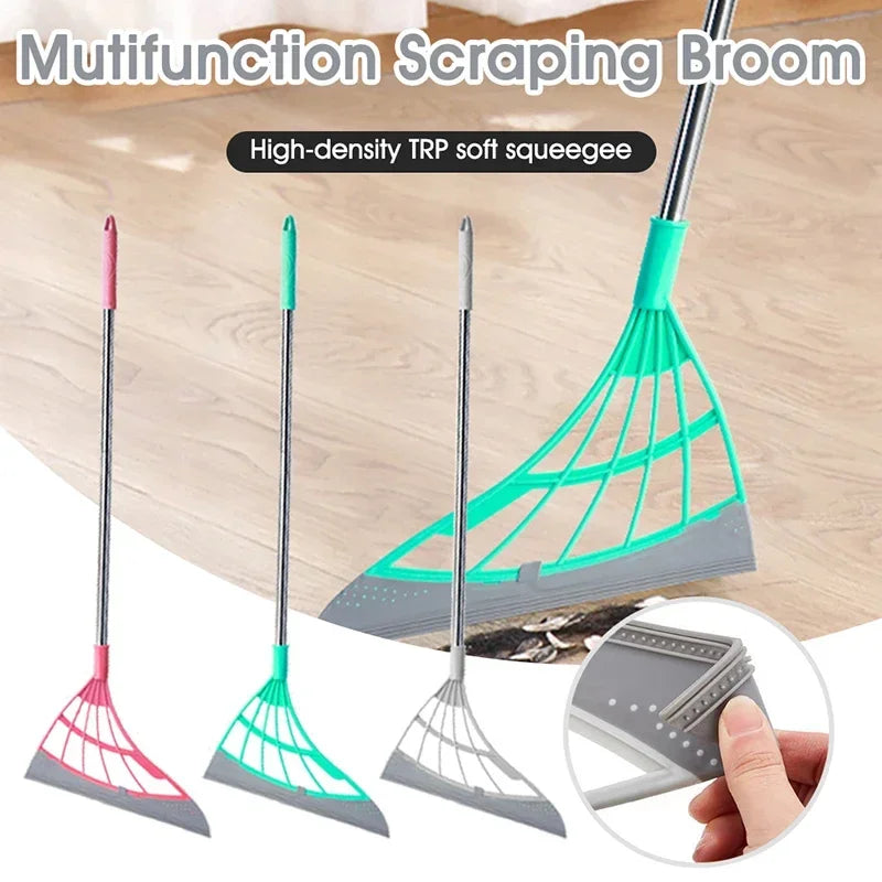 2 SET Silicone Magic Broom Window Washing Wiper