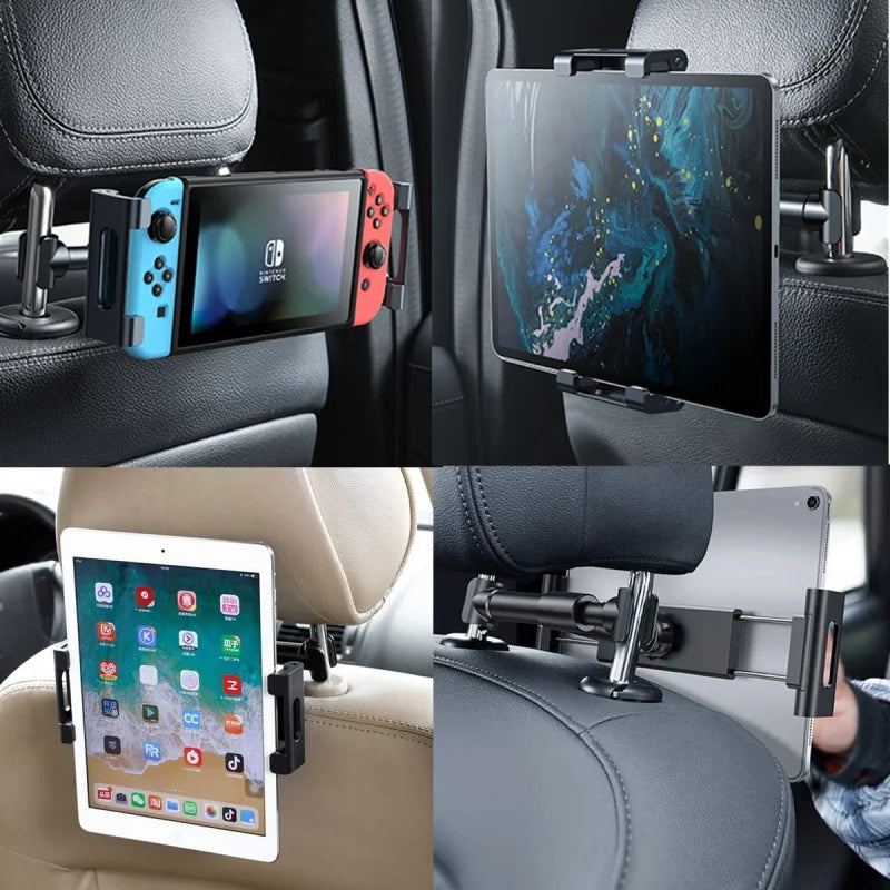 Car Headrest Tablet Holder