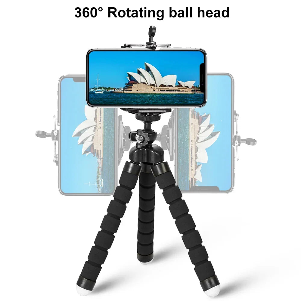 Mini Flexible Tripod Phone Holder