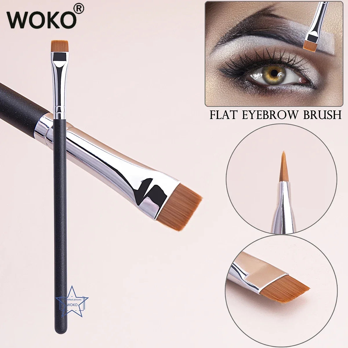 212 Flat Eyebrow Brush Ultrathin