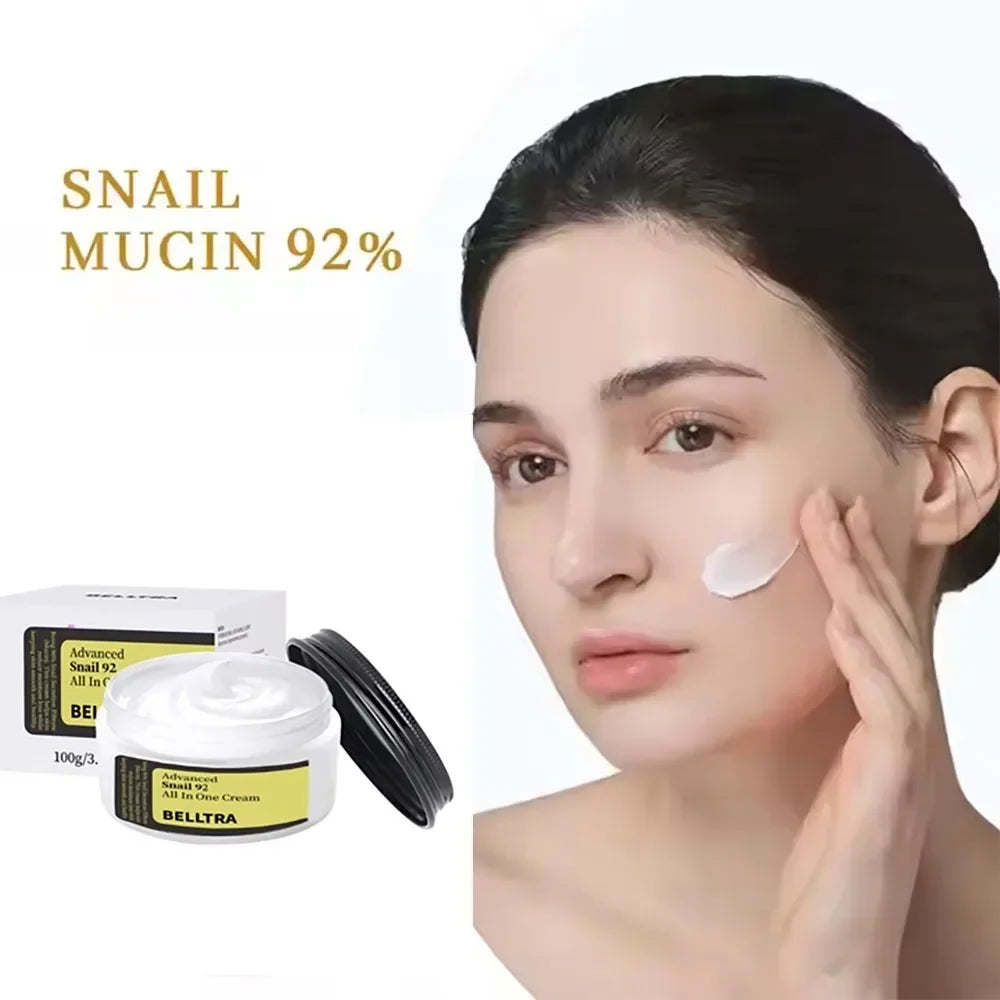 Snail mucin 96% Korean skin care facial anti-aging, fades fine lines, repairs and tightens