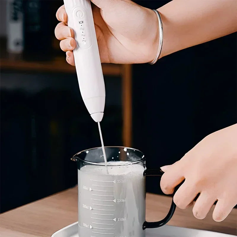 Baking Mixer Milk Frother 2-in-1 USB Rechargeable