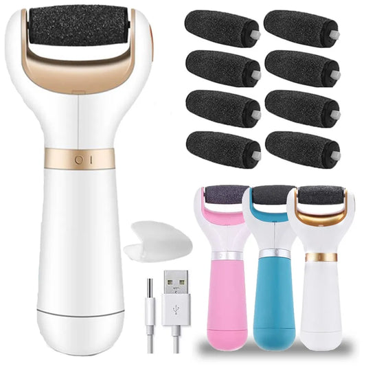 Foot Care Tool Electric Foot File Foot Callouses Dead Skin Remover Shaver Remove Dry Dead Hard Cracked Skin Safe and Painless