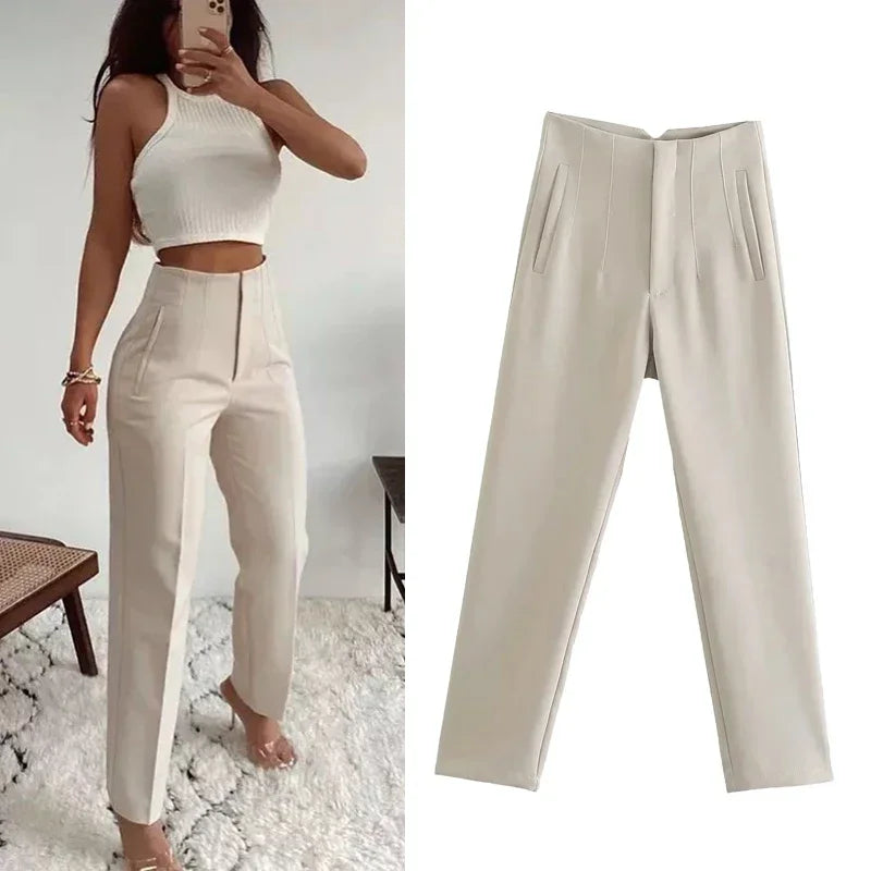 High waist Pants