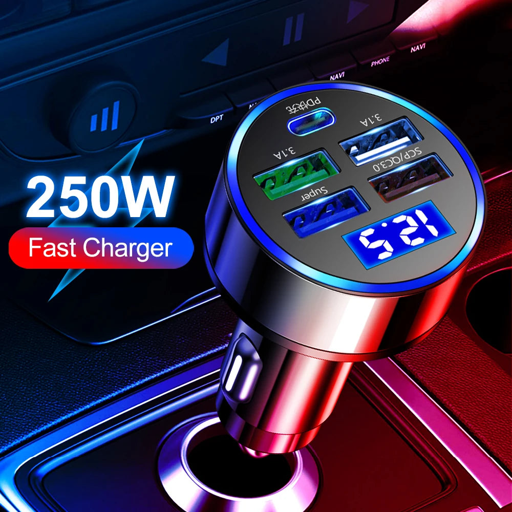 5 Ports USB Car Charger