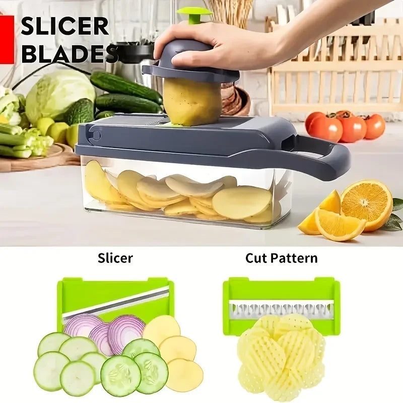 Multifunctional Vegetable Chopper Slicer