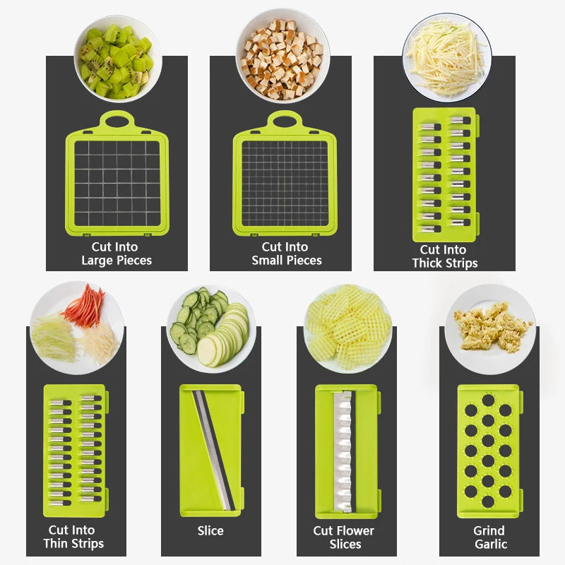 Multifunctional Vegetable Chopper Slicer