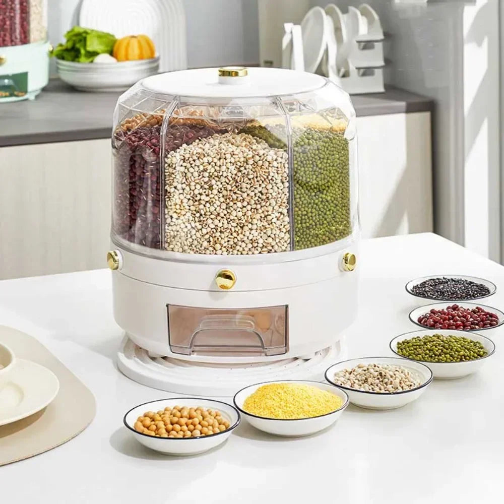 Rotating Rice Dispenser