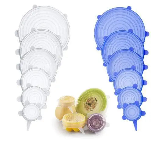 Food Cover Adjustable Elastic Silicone Cap