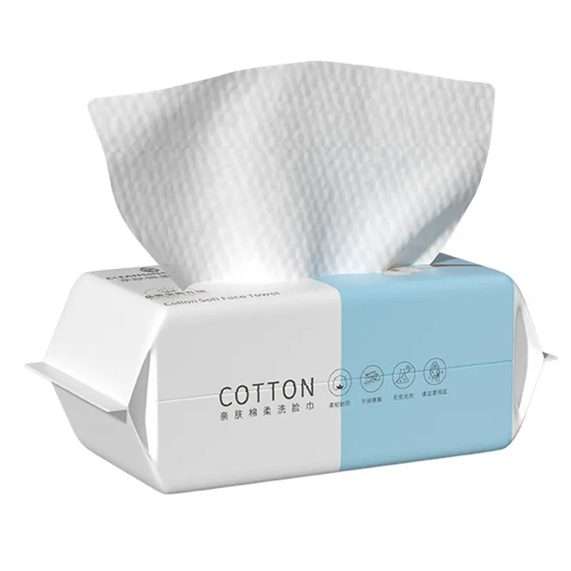 Extra Thick Facial Towels, Gentle and Absorbent Cotton Makeup Remover Wipes