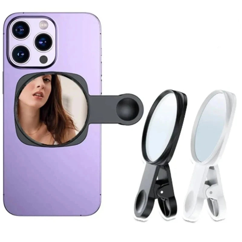 Universal Cell Phone Selfie Mirror Clip Holder