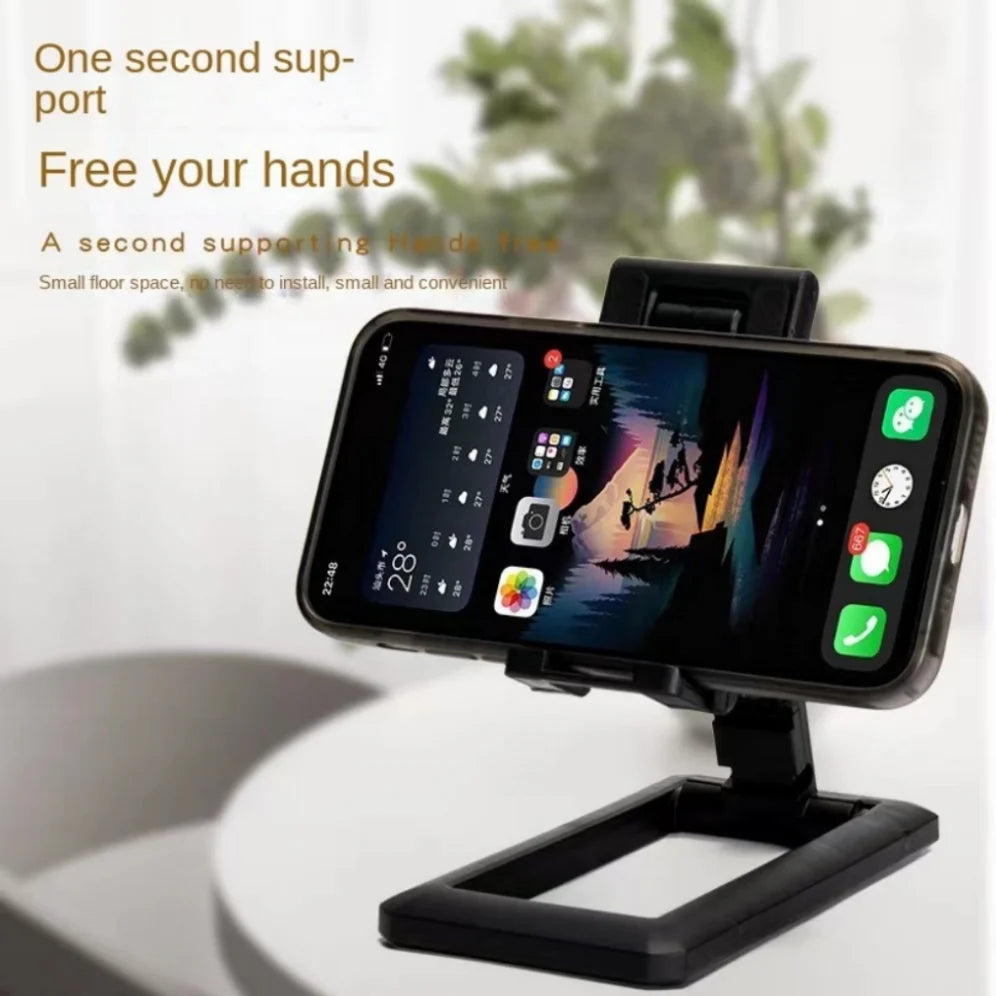 Foldable and Hoisting Mobile Phone Stand