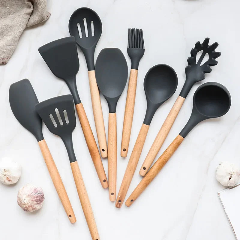 Silicone Non-Stick Kitchen Utensils