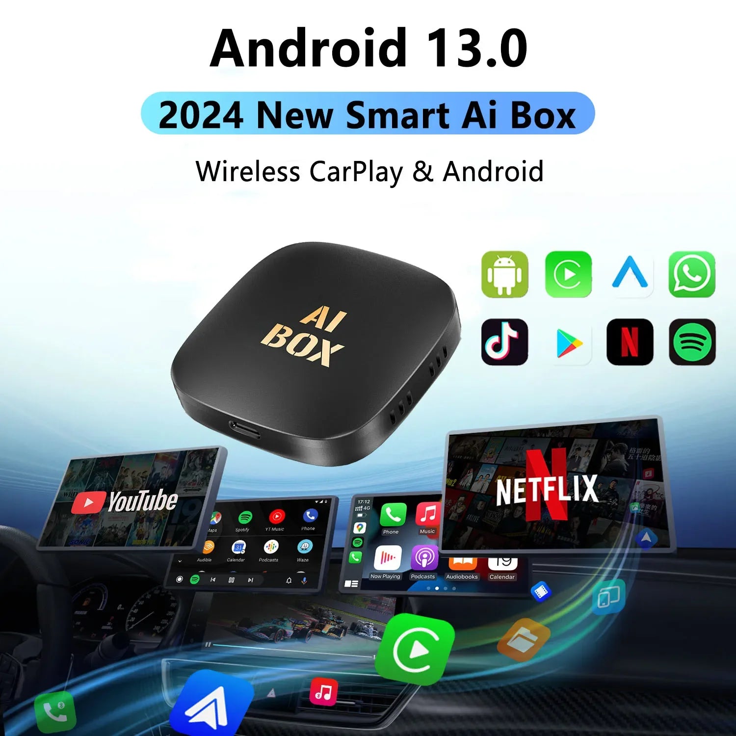 "Android 13 CarPlay Adapter"