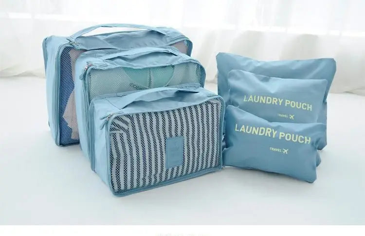 6 Pcs/Set Travel Storage Bag