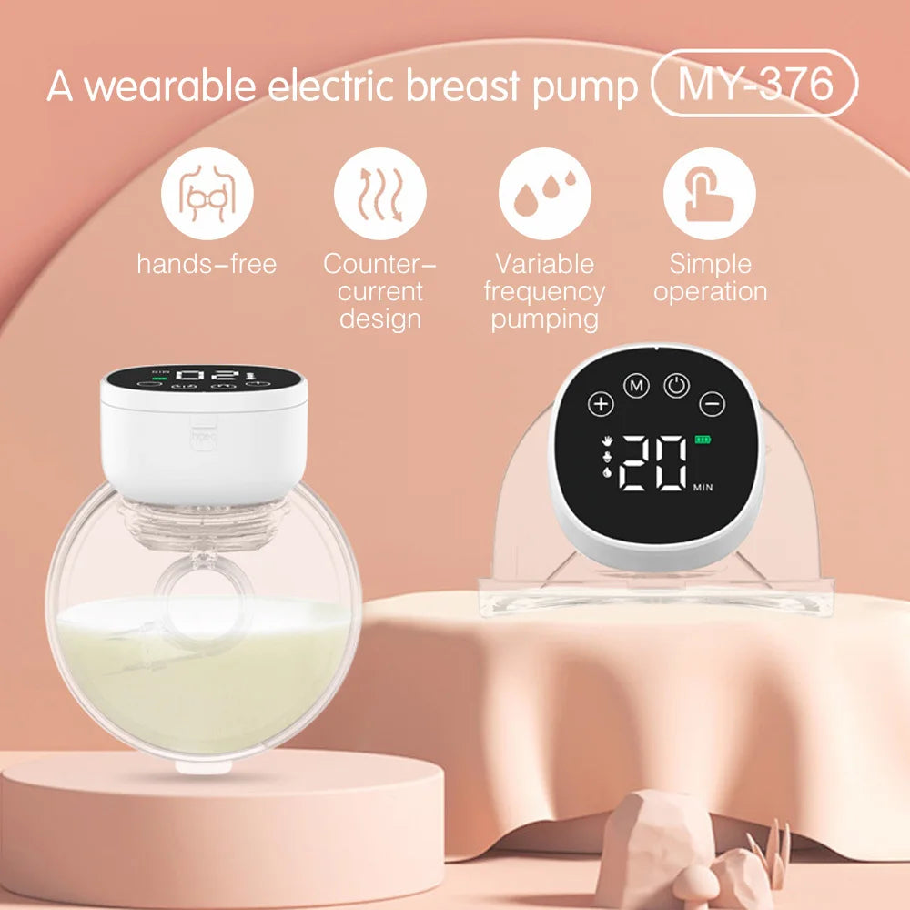 Electric Silent Invisible Breast Pump