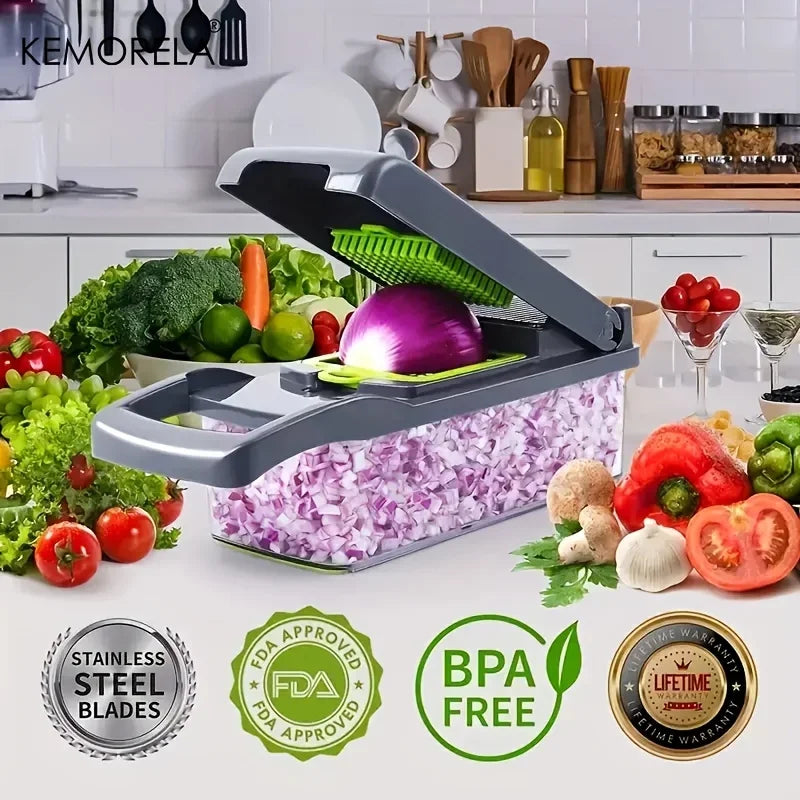 Multifunctional Vegetable Chopper Slicer