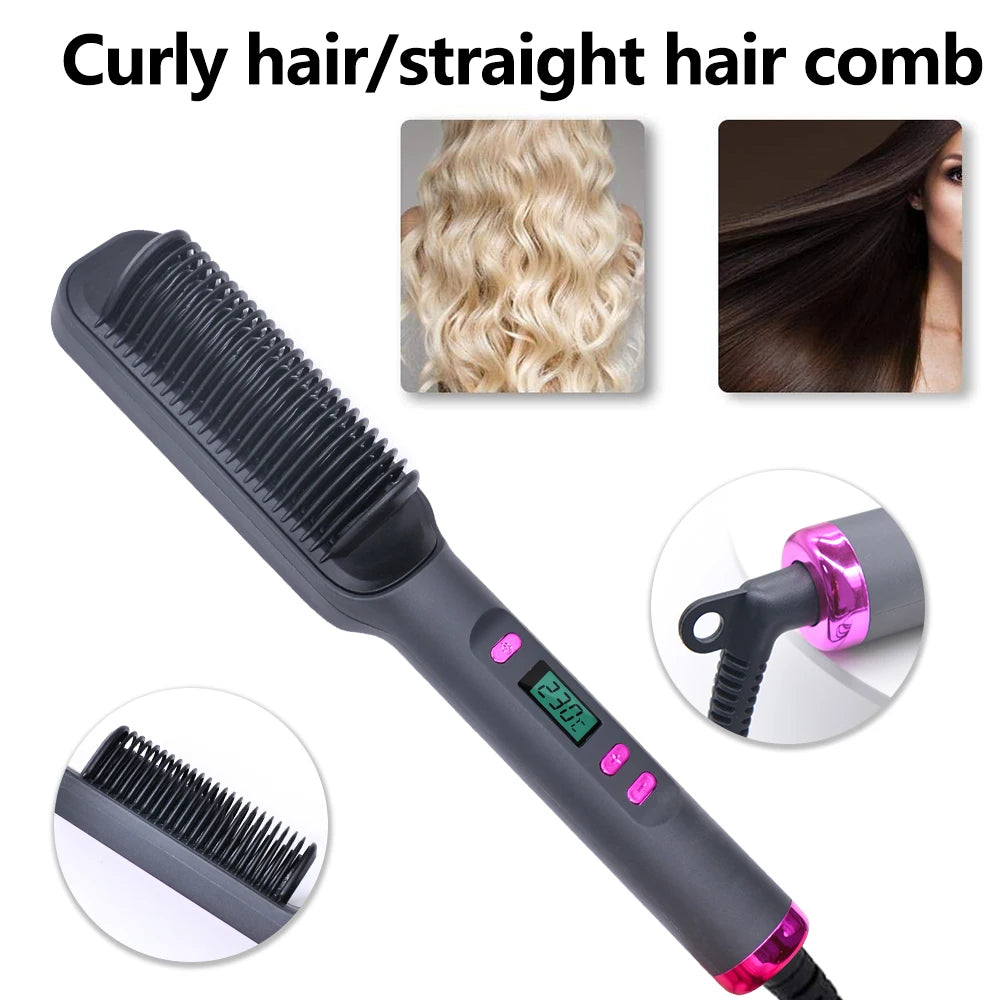 Multifunctional Straight Hair Straightener Comb