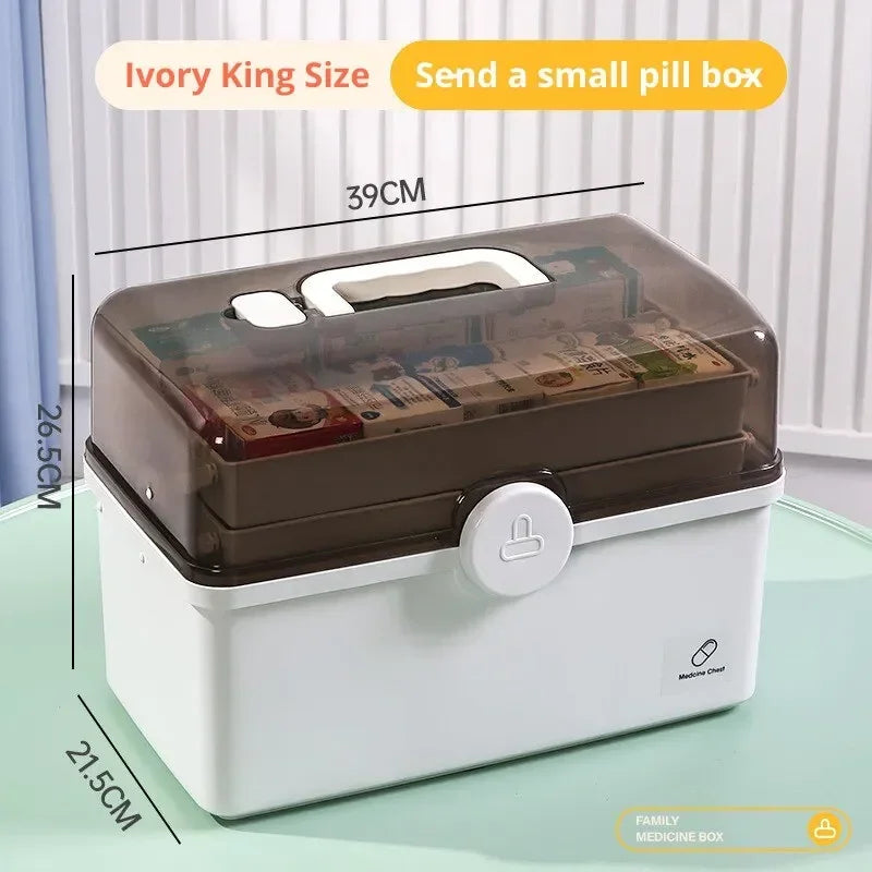 1 piece pill box for household storage