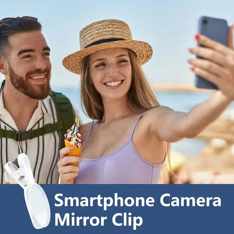 Universal Cell Phone Selfie Mirror Clip Holder