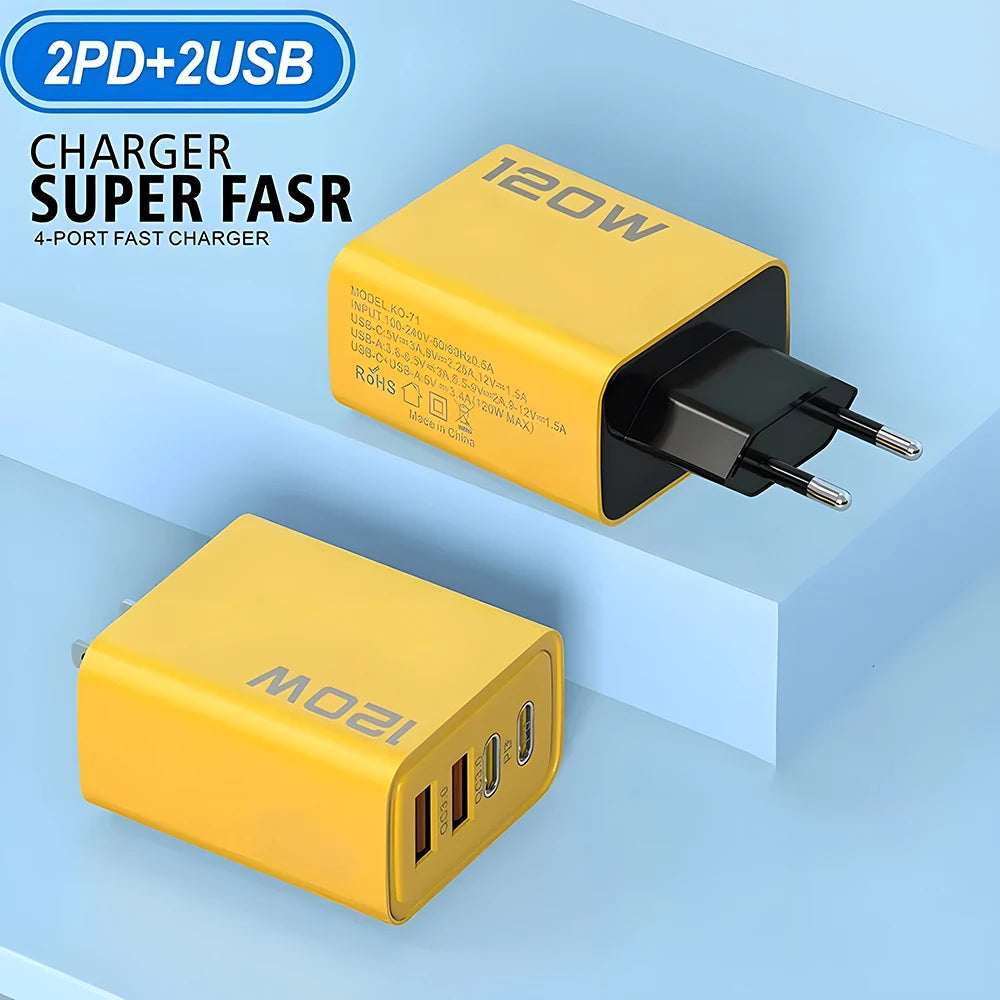 Ports USB Fast Charging Adapter