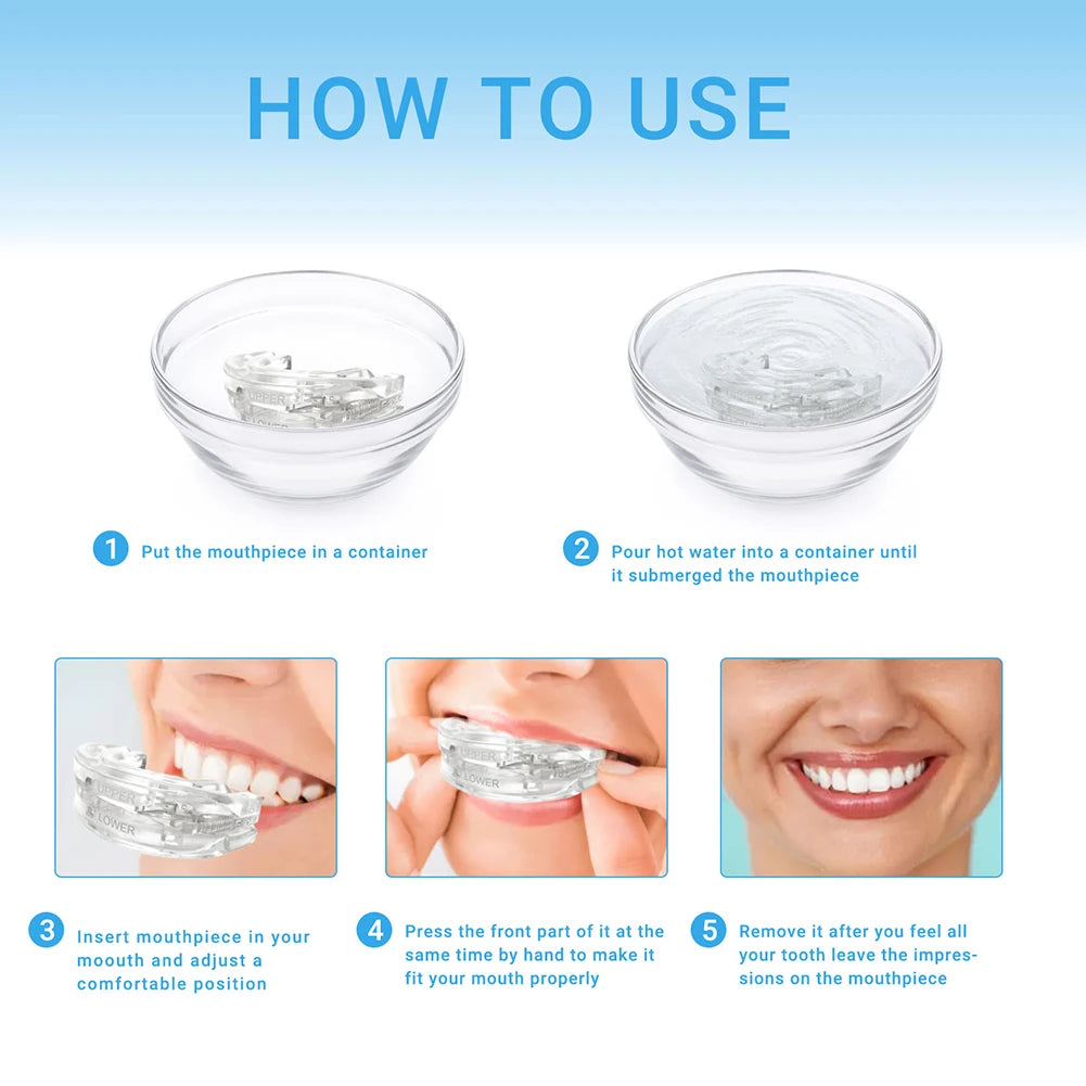 Mouth Guard Anti-Snoring Teeth Bruxism