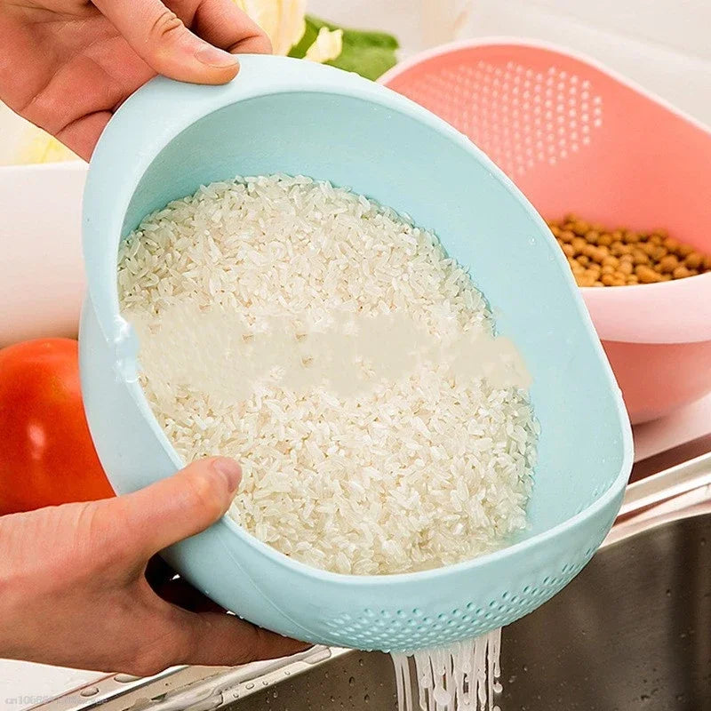 Multi-Functional Rice Washer Basket